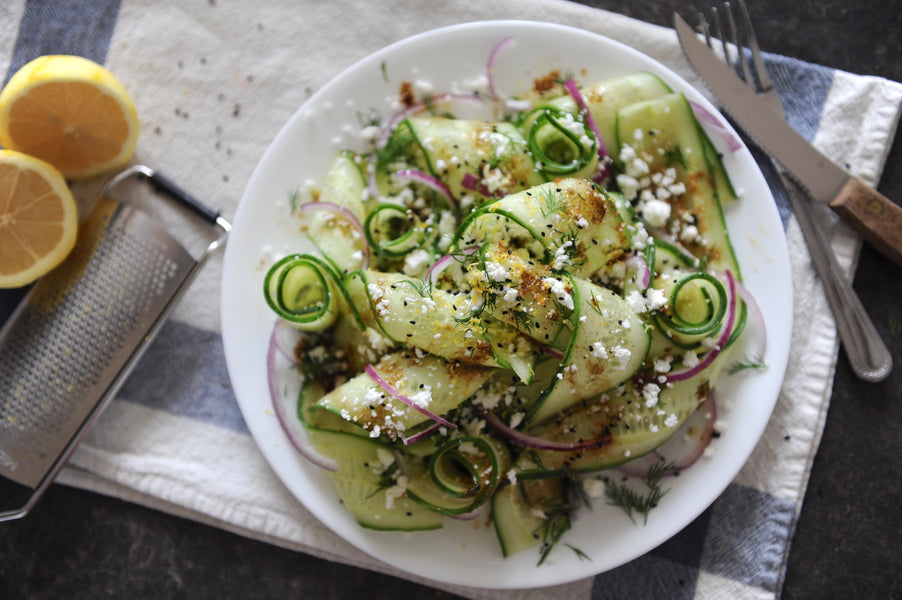 Salade de concombre et de nigelle de « My New Roots » de Sarah Britton