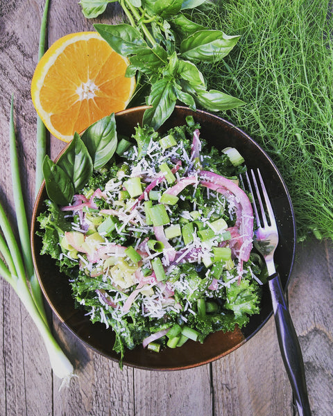 Kale Fennel and Citrus Salad