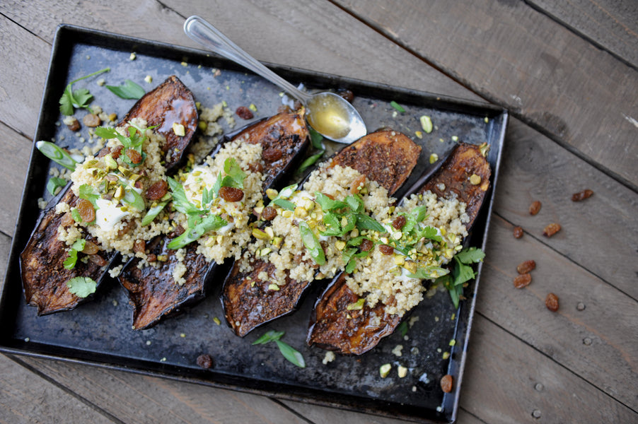Moroccan Spiced Grilled Eggplant